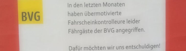 Mein Foto in der Zeitung: Fake Plakate der BVG