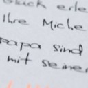 Perverse Werbung: Postkarte von Michelle