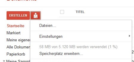 Google Drive in den Startlöchern